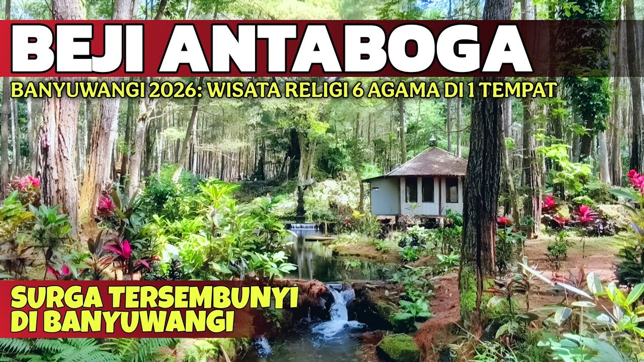 Jadi Simbol Kerukunan Umat Beragama di Banyuwangi! Suasana Beji Antaboga Banyuwangi Terbaru 2026