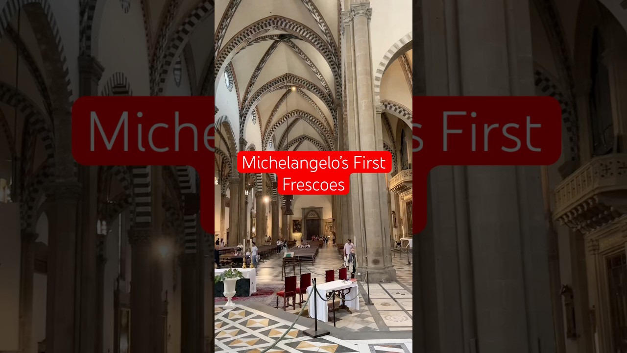 Michelangelo&rsquo;s First Frescoes, Santa Maria Novella Florence