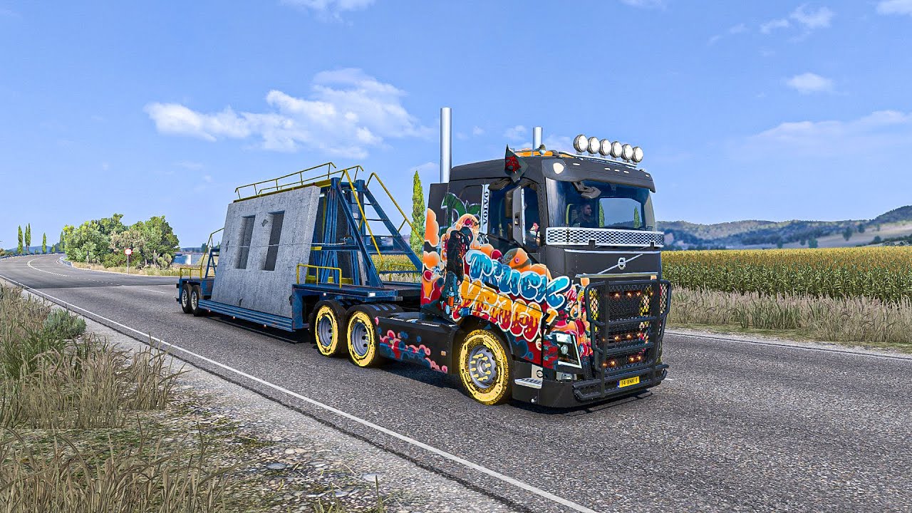 Athens to Trikala Greece DLC Gameplay - Volvo FH4 | Euro Truck Simulator 2 Gameplay