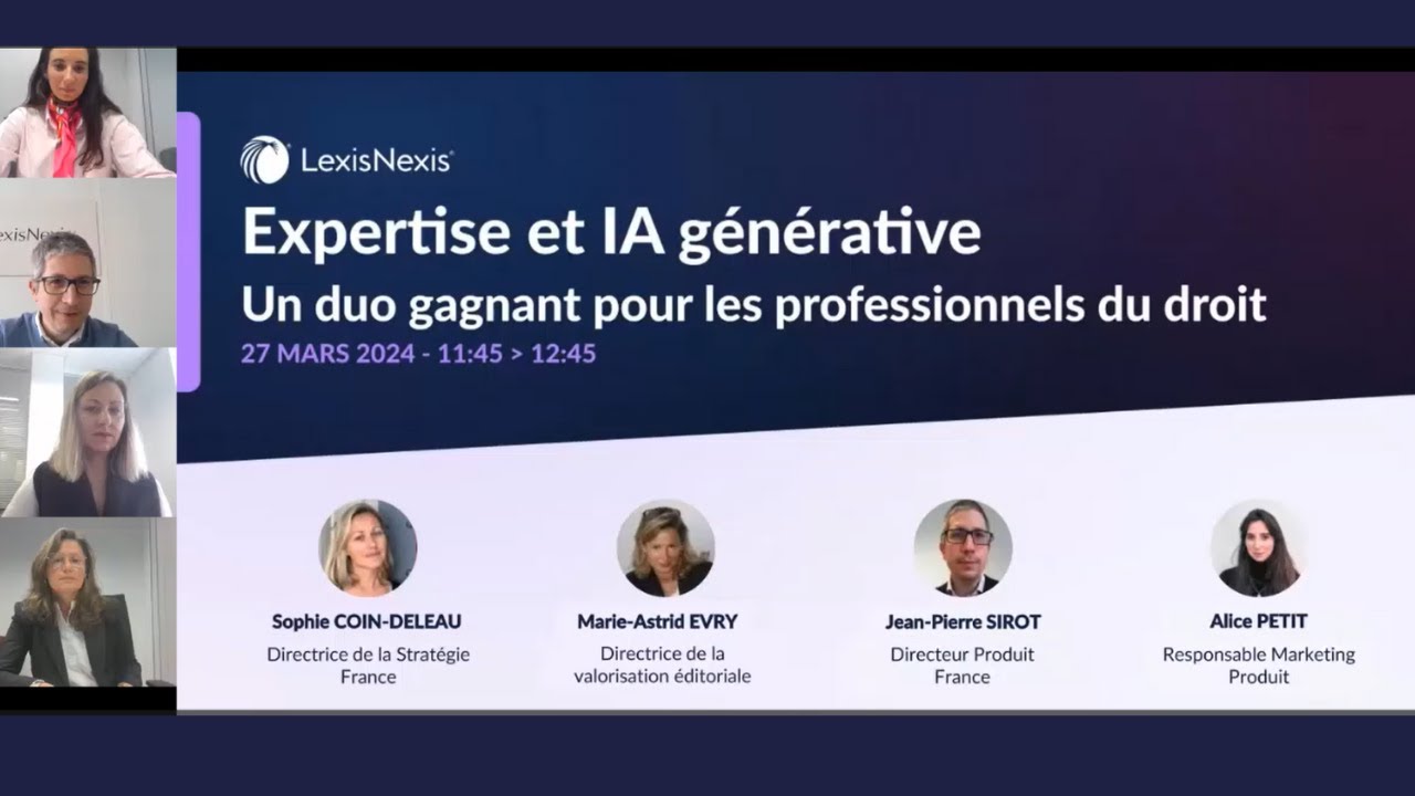 Expertise et IA générative, un duo gagnant pour les professionnels du droit