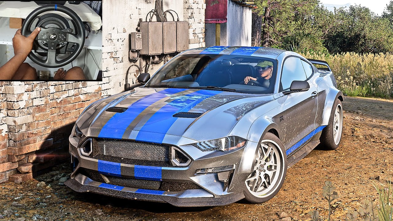 Mustang RTR Spec 5 Ford (1100) HP|| Forza Horizon 5 Steering Wheel Gameplay Thrust master T300 GT