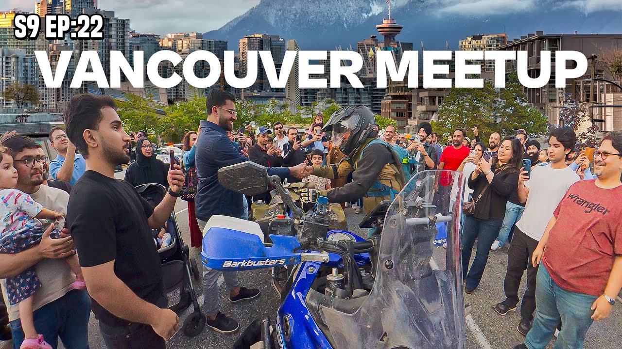 Police Made a Surprise Visit at My Vancouver Meetup 🇨🇦 S9 EP 22 | Pakistan to Americas Motorcycle
