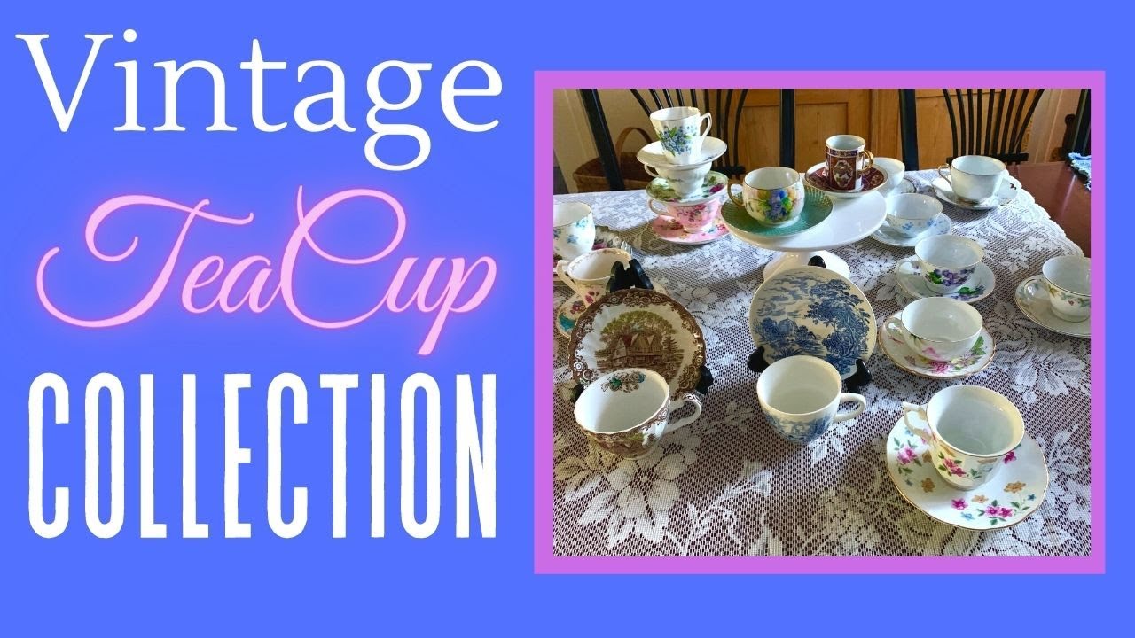 Моя коллекция винтажных чашек ~ Делюсь своими знаниями 💕☕️