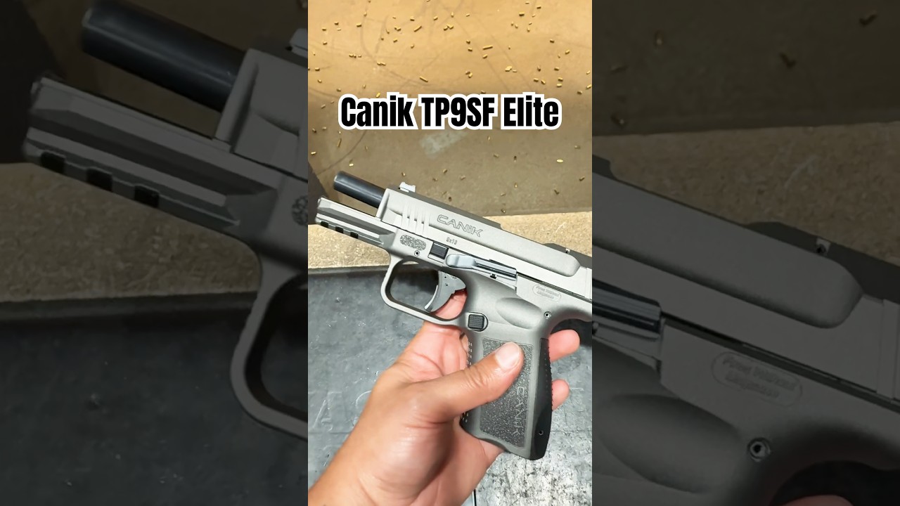 Canik TP9SF Elite 9mm - Range Footage #gunshorts #rangetime #caniktp9
