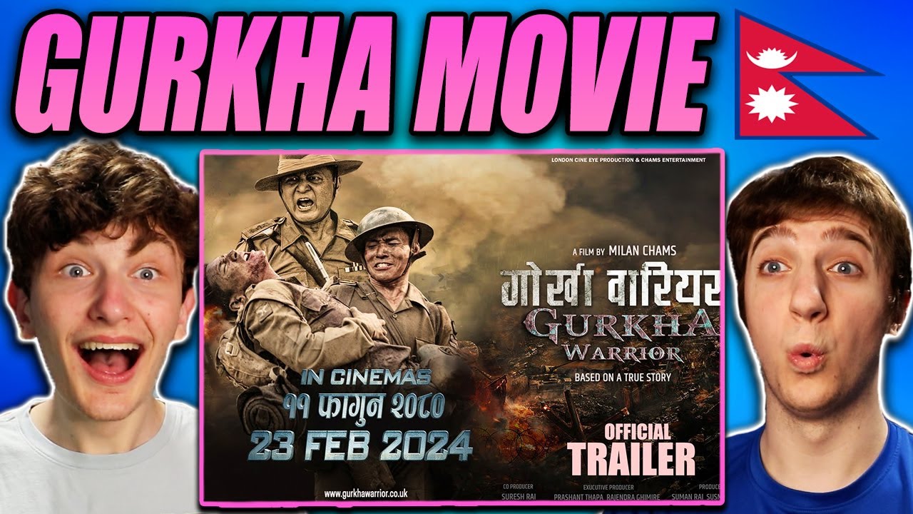 Americans React to GURKHA WARRIOR - NEPALI MOVIE OFFICIAL TRAILER 2024