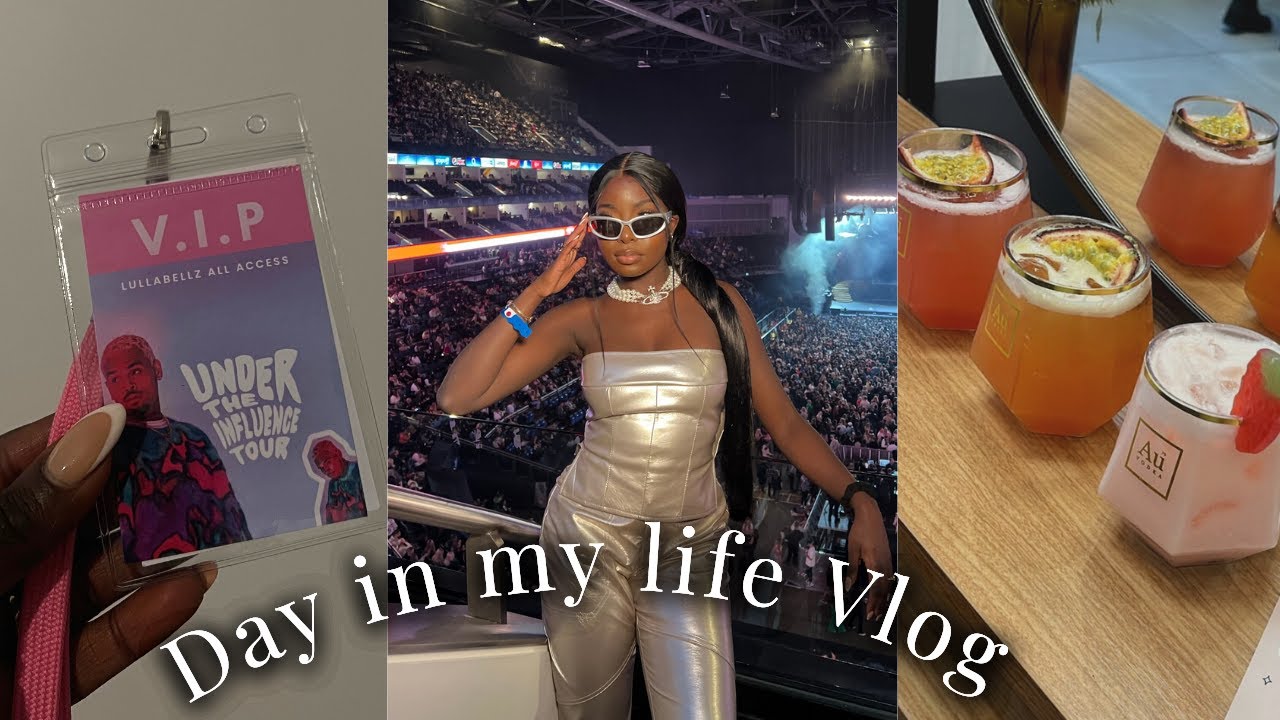 VLOG| GRWM, Chris Brown Concert, Influencer Event Lullabelz