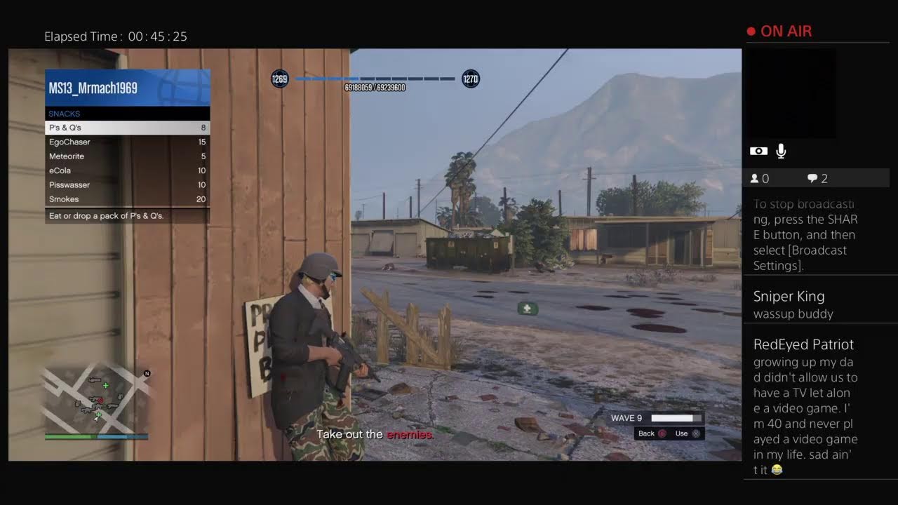 gta5 MS13_Mrmach1969's Live PS4 Broadcast