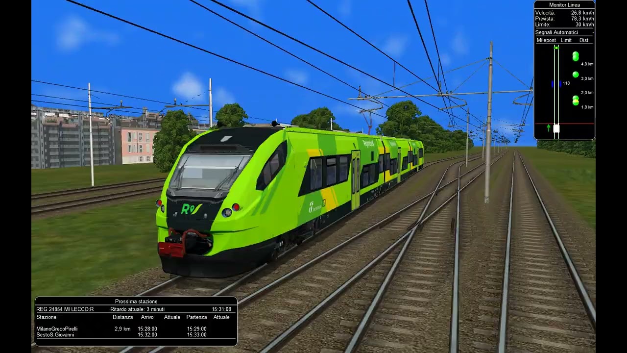 ETR 425 REGIONALE MILANO P.G. - MONZA - LECCO . .