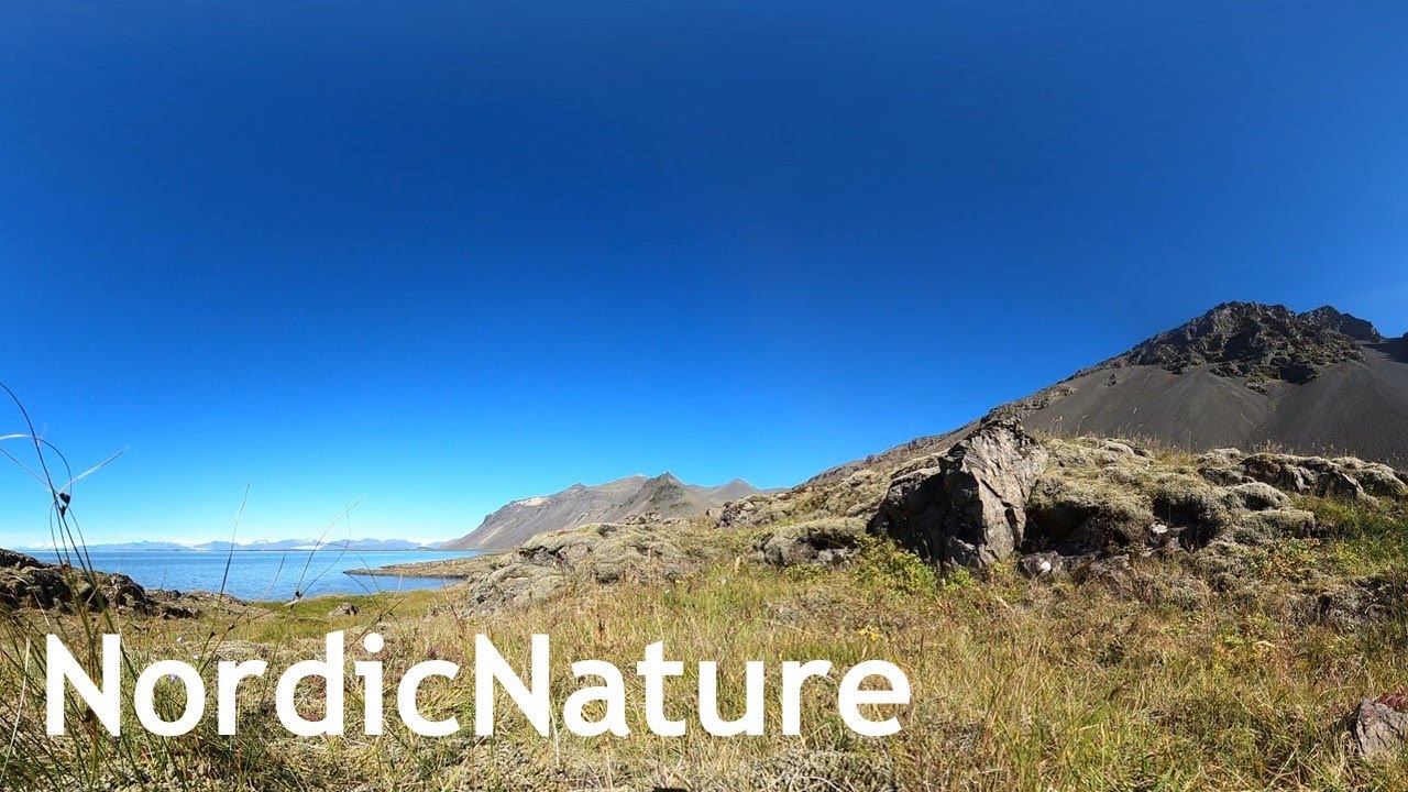 Vestrahorn 360, a scree mountain, the Stokknes peninsula, Iceland, Vatnajökull glacier in background