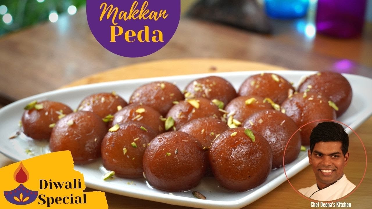 Makkan Peda Recipe in Tamil | How to Make Makkan Peda Diwali Sweet | CDK#343 | Chef Deena's Kitchen