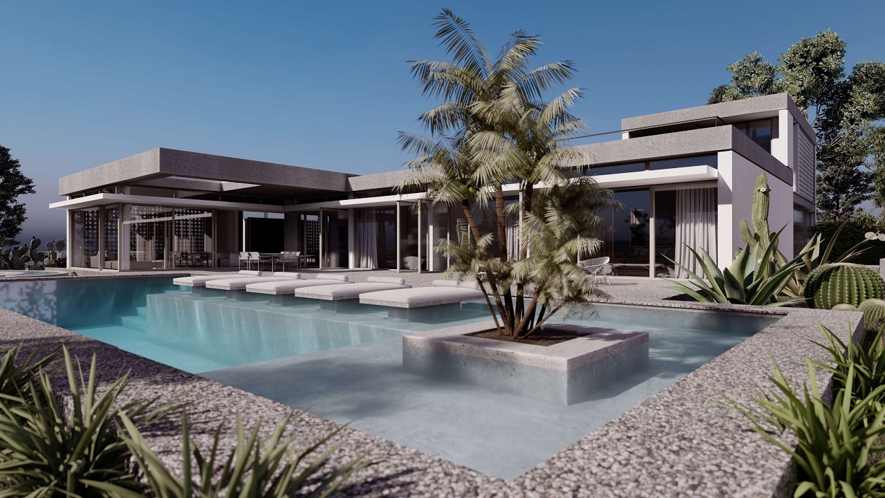 Mid-Century Modern Revival Residence, by ANBAU & SBS architects