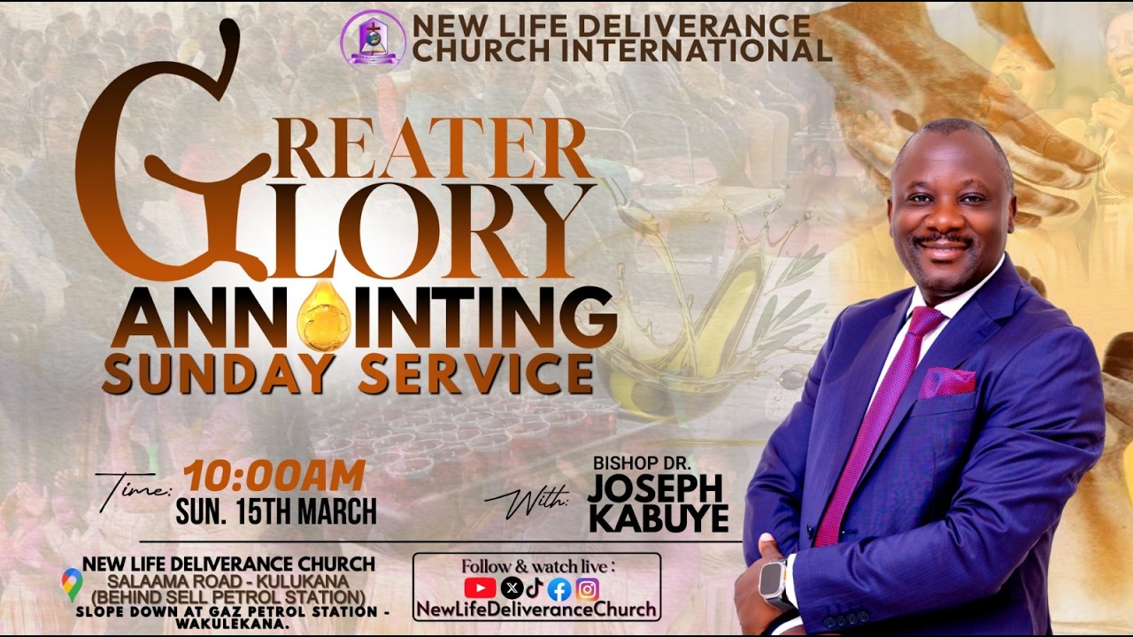 🔴 ANNOINTING SUNDAY MAIN SERVICE With BISHOP DR. JOSEPH KABUYE || 03 - 15th - 2026.