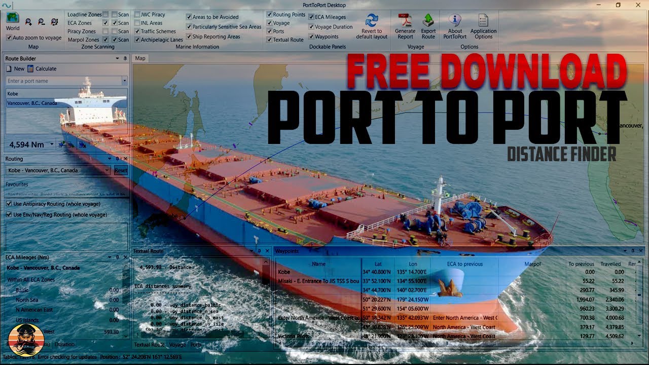 PORT TO PORT DISTANCE FINDER