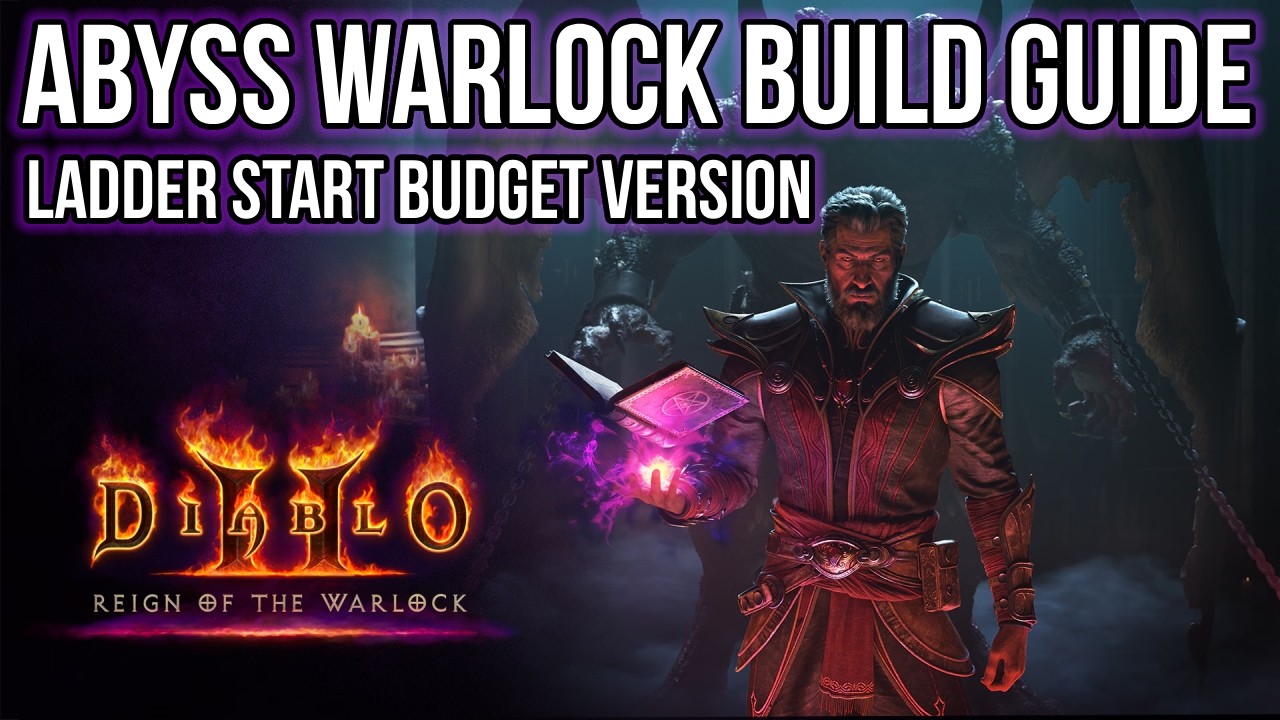 The Best Warlock Ladder Starter ? Abyss Warlock Budget Build Guide - D2R Rise of the Warlock