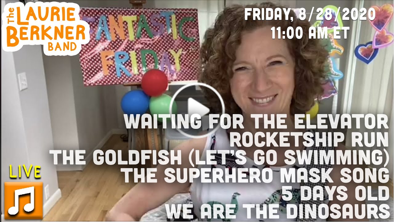 LIVE Berkner Break | Fri. Aug. 28 | Elevator, Rocketship, Goldfish, Mask Song, 5 Days Old, Dinosaurs