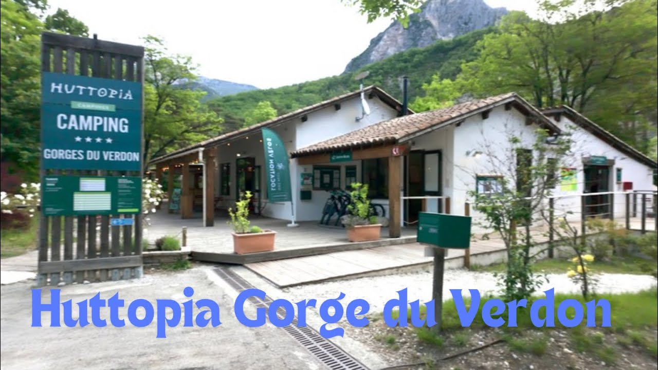 Huttopia Gorge du Verdon. Walking tour.