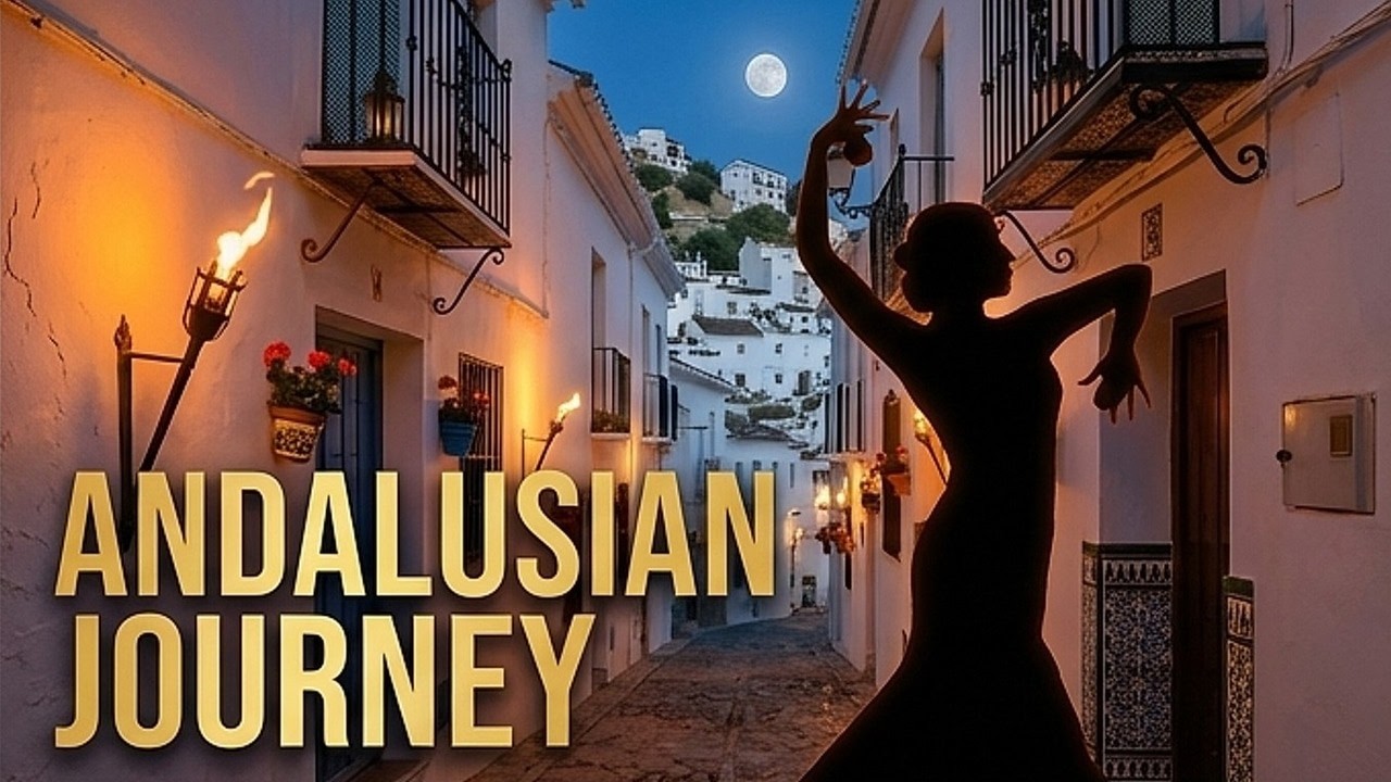 Andalusian Journey | 2H Authentic Flamenco Guitar, Palmas & Caj&oacute;n for Deep Focus