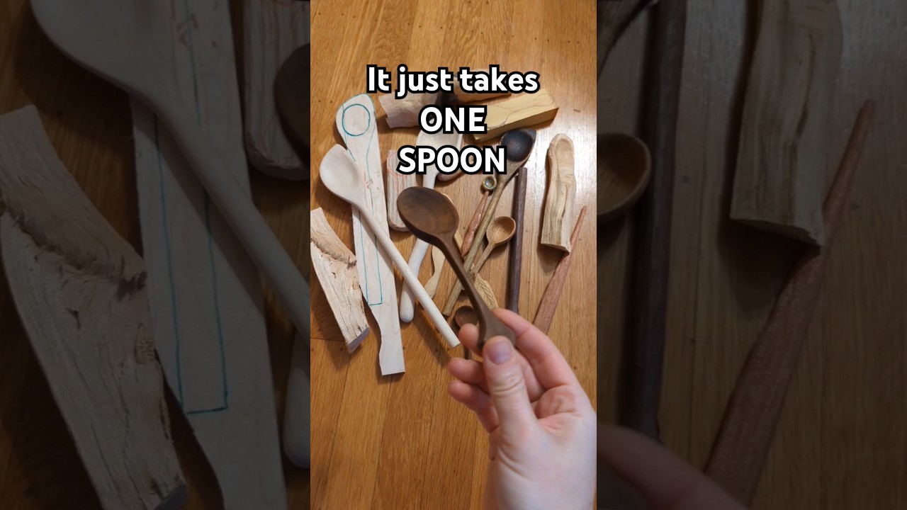 ... and then you're hooked! #spooncarving #whittling #woodcarving