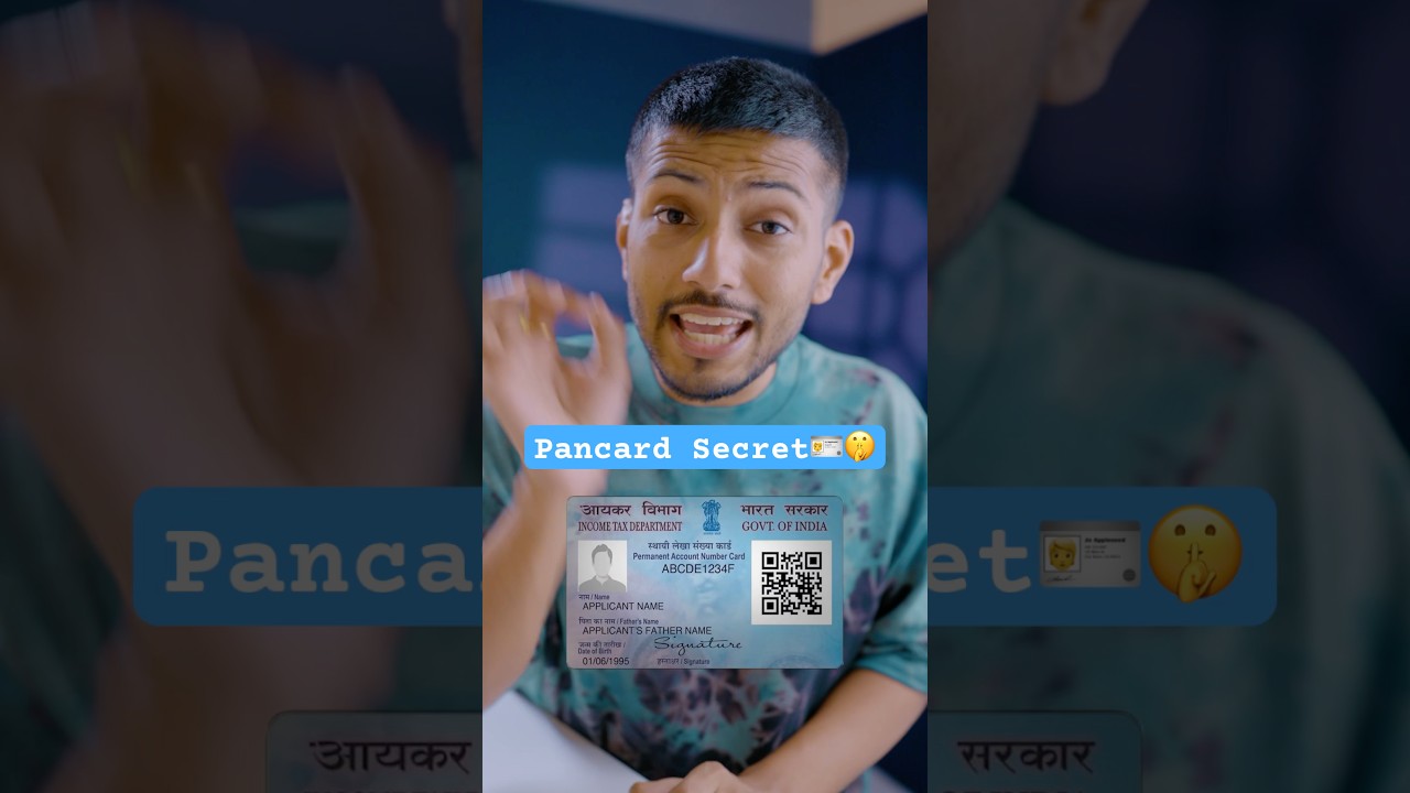 Pan Card Secret 🤫🪪. #pancard #shorts #youtubeshorts #tech #finance #facts