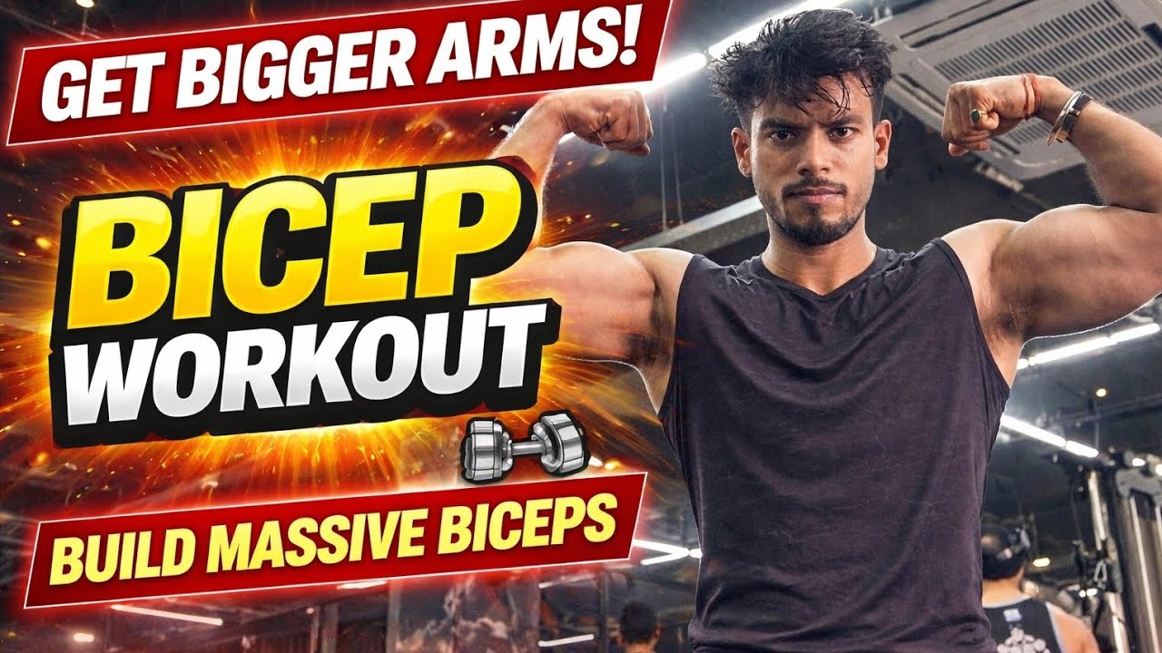Get Bigger Arms FAST 💪 | Best Bicep Workout for Massive Growth (Gym Routine)