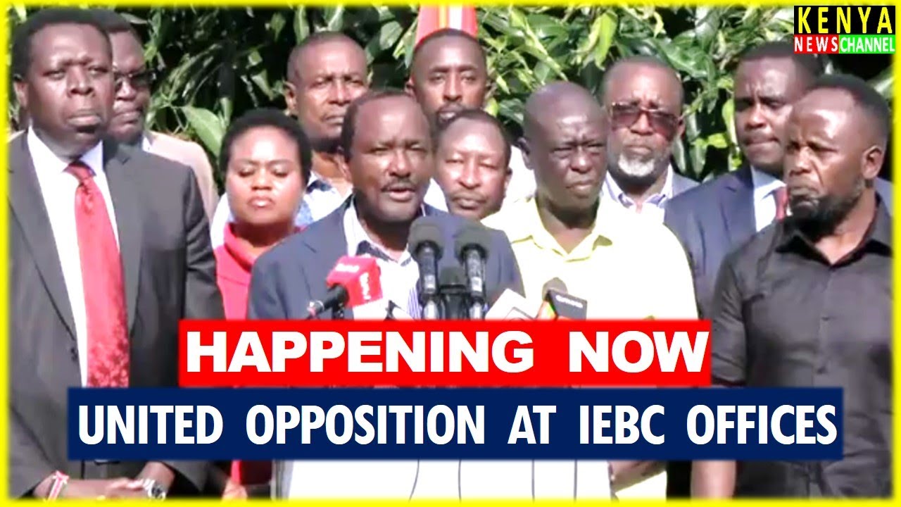 LIVE - Gachagua, Matiangi, Kalonzo & Karua to address the Nation from IEBC Offices