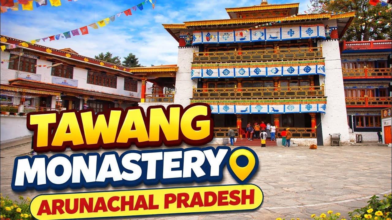 TAWANG MONASTERY,ARUNACHAL PRADESH #youtubetravel #travelvlogger #vlogindia #travelreels #new 