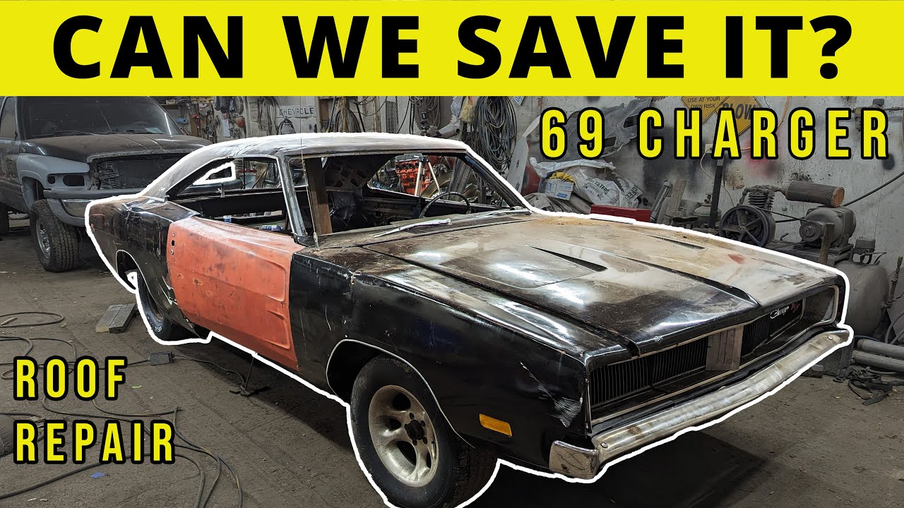Rescuing 1969 Charger - Part 2 - Roof Repair
