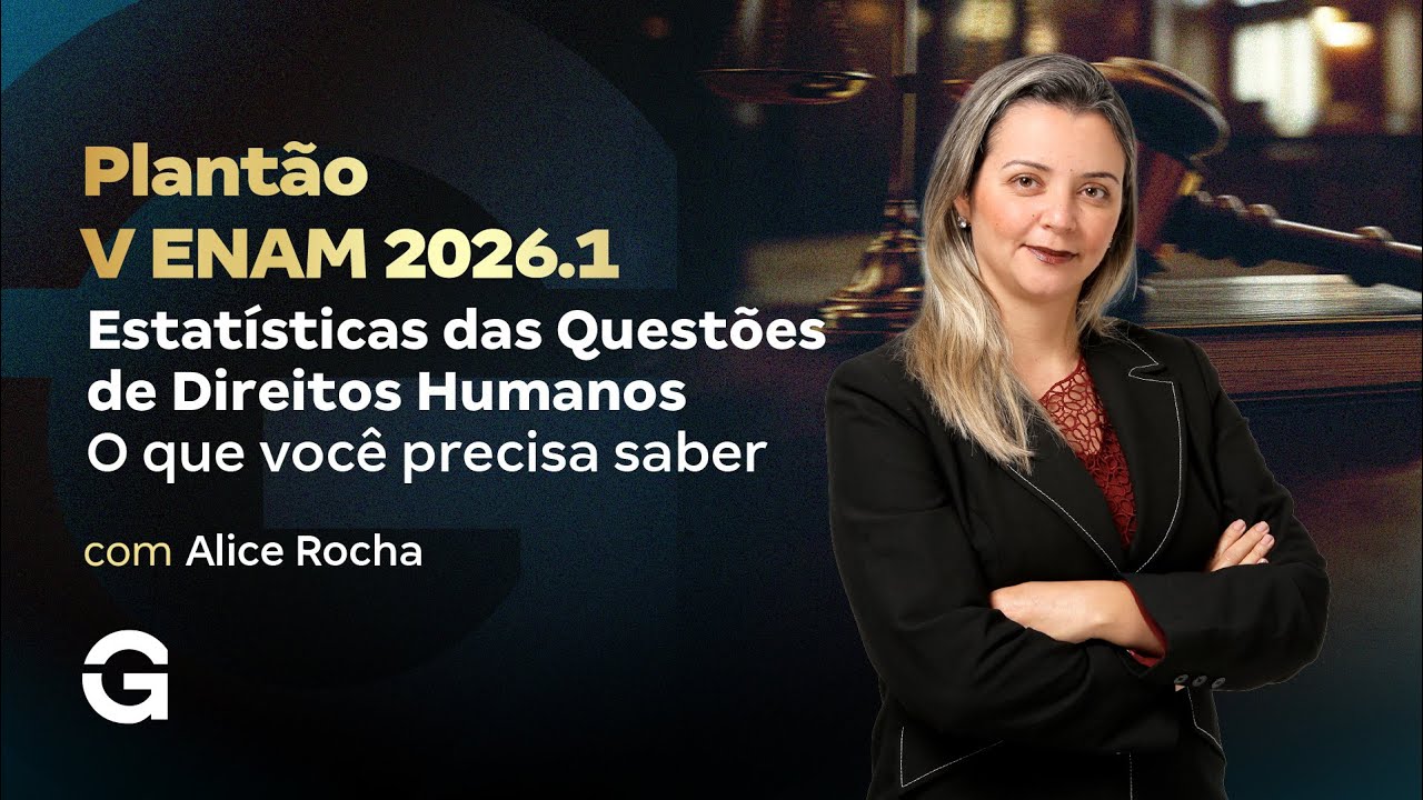 V ENAM 2026.1 | Plantão Estatísticas das Questões – Direitos Humanos