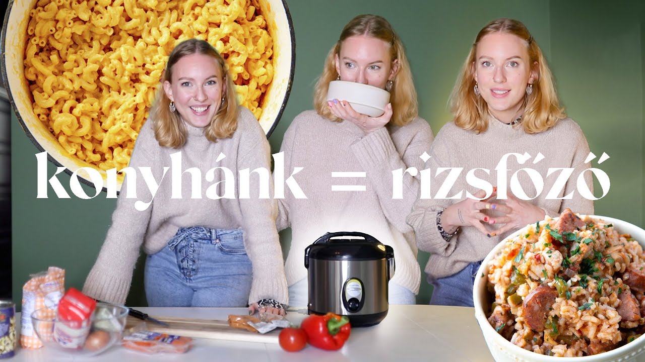 CSAK egy rizsfőzővel főztem | KONYHÁTLANFŐNÖK 1 | Jambalaya & mac and cheese