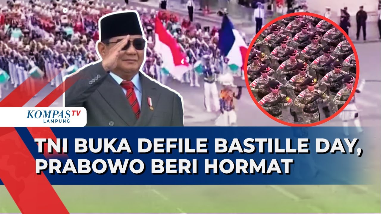 TNI Bikin Bangga! Jadi Barisan Pembuka Bastille Day 2025 di Prancis dengan Gagah