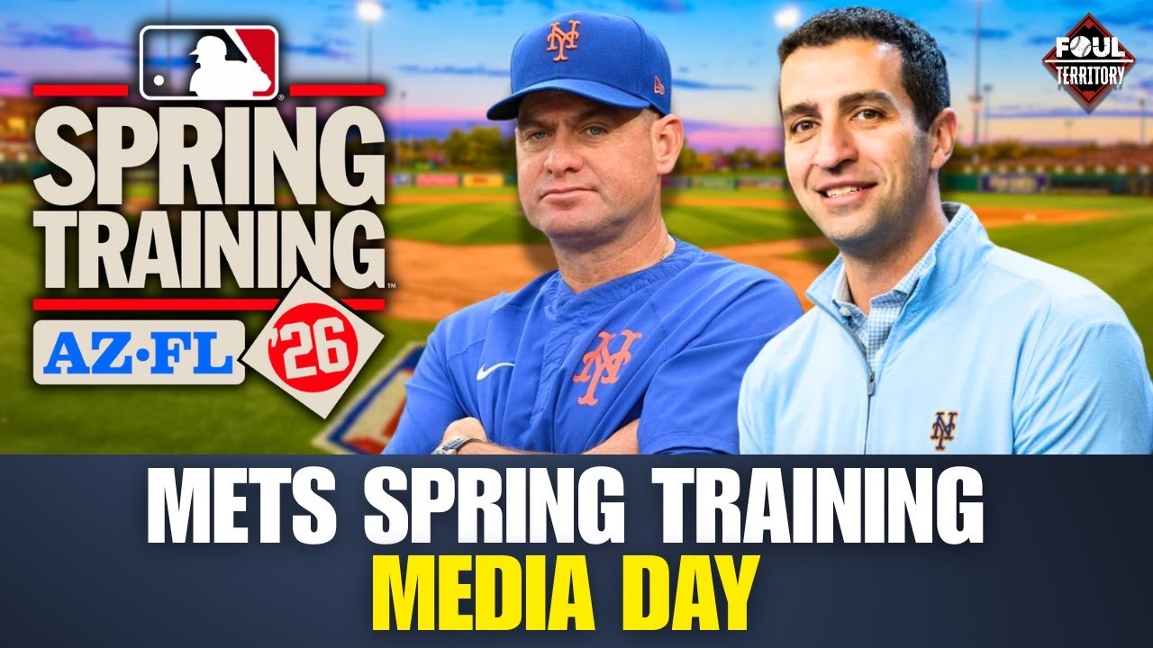 New York Mets 2026 Spring Training Media Day Live | Carlos Mendoza & David Stearns