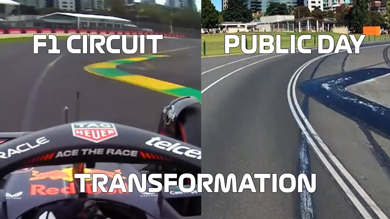 Albert Park F1 Circuit vs Public Day: Ultimate Track Transformation