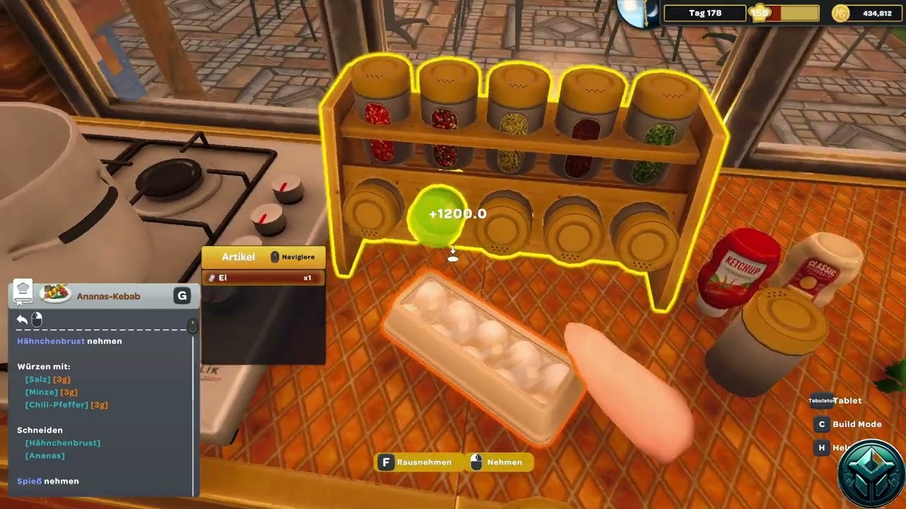 Kebab Chefs Restaurant Simulator – Saftiger Ananas Kebab perfekt zubereitet! 🥙🔥