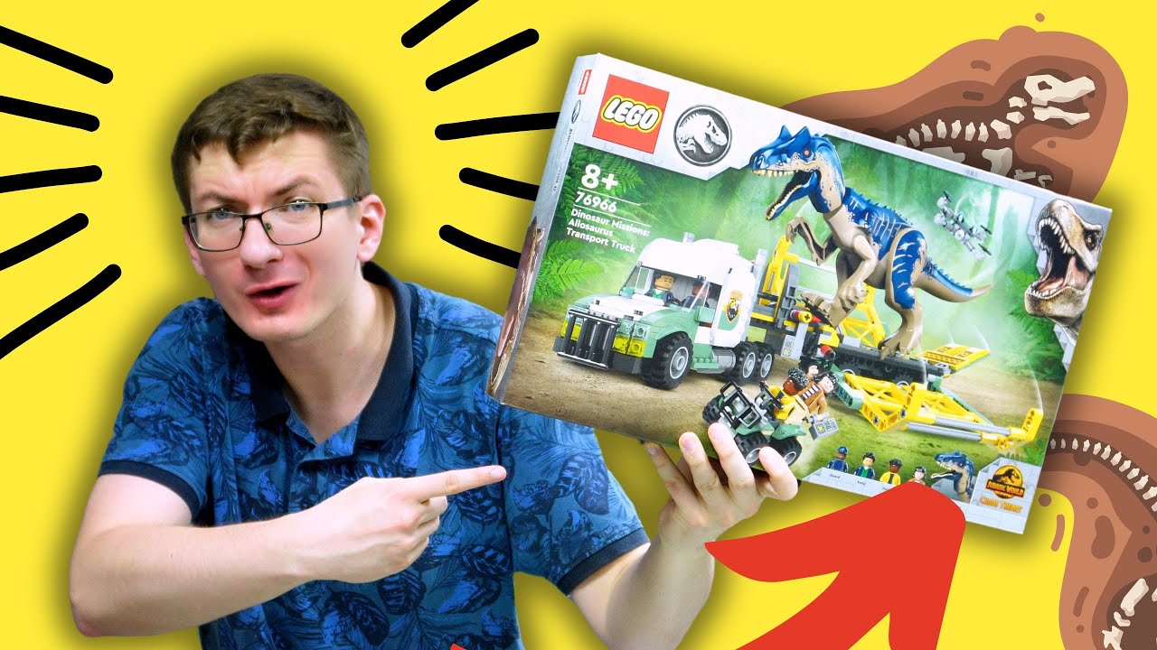 ALLOZAUR 🍗 LEGO JURASSIC WORLD 76966 / RECENZJA
