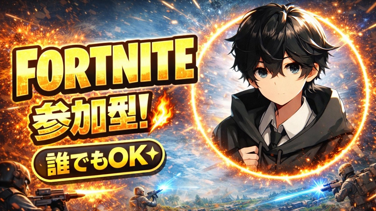 初見さん大歓迎✨参加型配信！【フォートナイト/Fortnite】