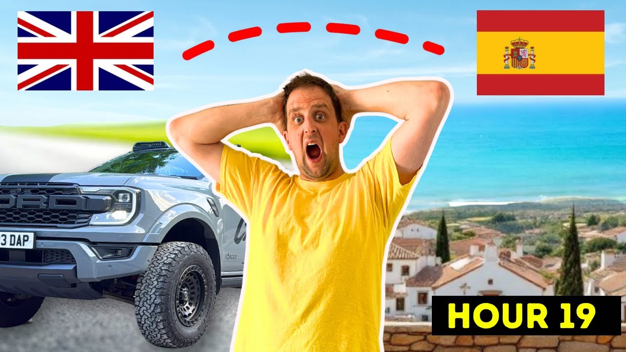 DRIVING FROM SPAIN TO THE UK IN ONE HIT…. ENDS IN DISASTER!