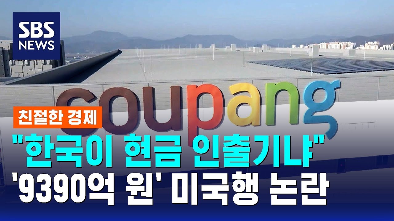 한국서 번 돈보다 더?…'9천390억 원' 미국행 논란 / SBS / 친절한 경제