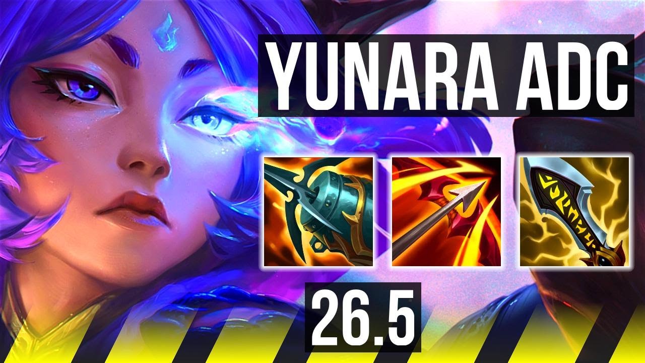 YUNARA & Nami vs ASHE & Seraphine (ADC) | Perfect KDA: 18/0/3 | EUW Challenger | 26.5