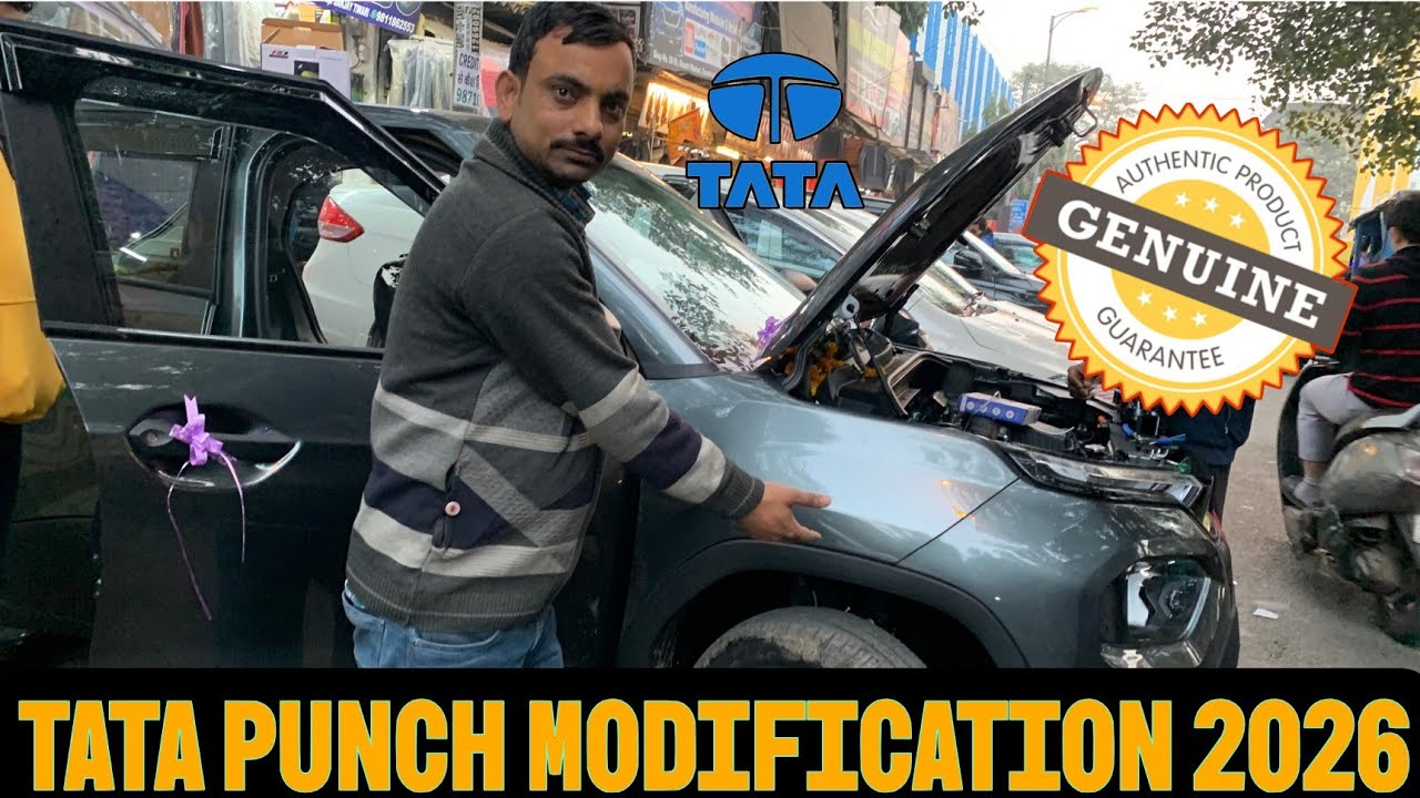 2026 Tata punch Base To Top Modification,👈Tata punch pure base to top modified 