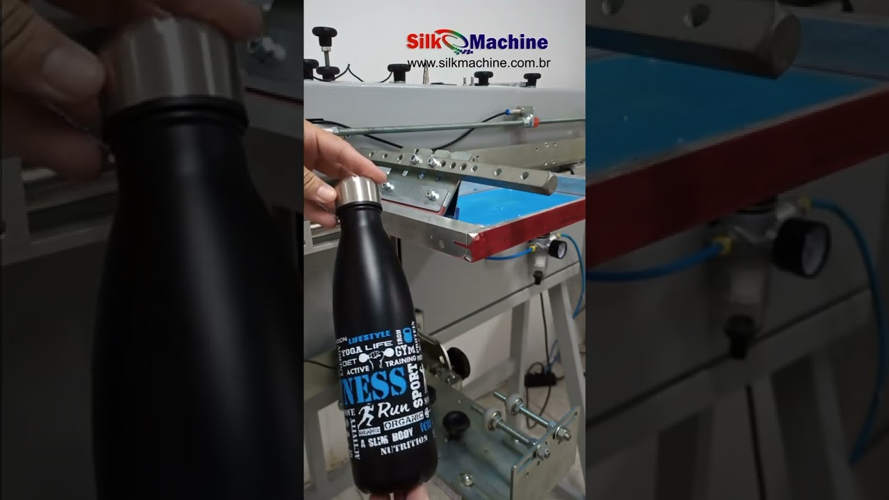 Como fazer impressão em Silk nos produtos que não tem  ponto de registro | Silkmachine