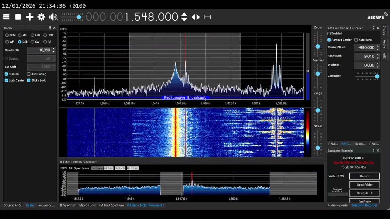 [MW] 1548 kHz - VOA Farsi, Kuwait - Iran Protests special activation, Jan 12 2026