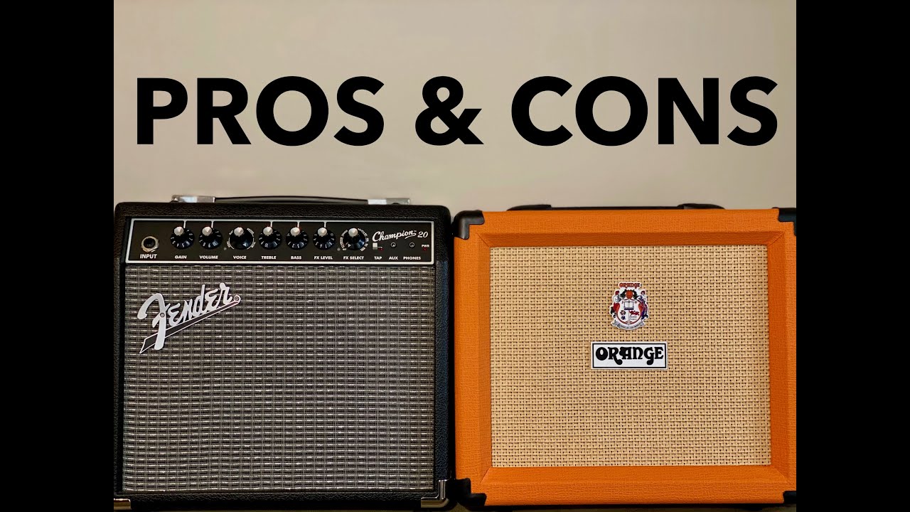 BEST Amp Under $150 for YOU? Fender Champion 20 VS Orange Crush 20 (Review and Demo)