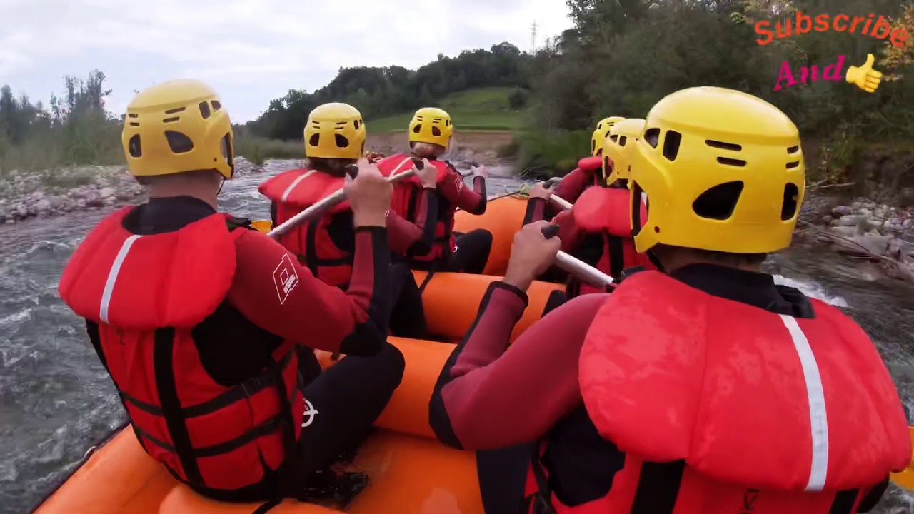 White water rafting at Morzine 2019