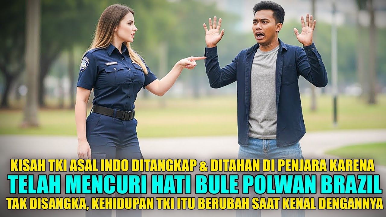KISAH TKI YG DITUDUH MALING OLEH BULE POLWAN CANTIK, TERNYATA MALAH JATUH CINTA DENGANNYA