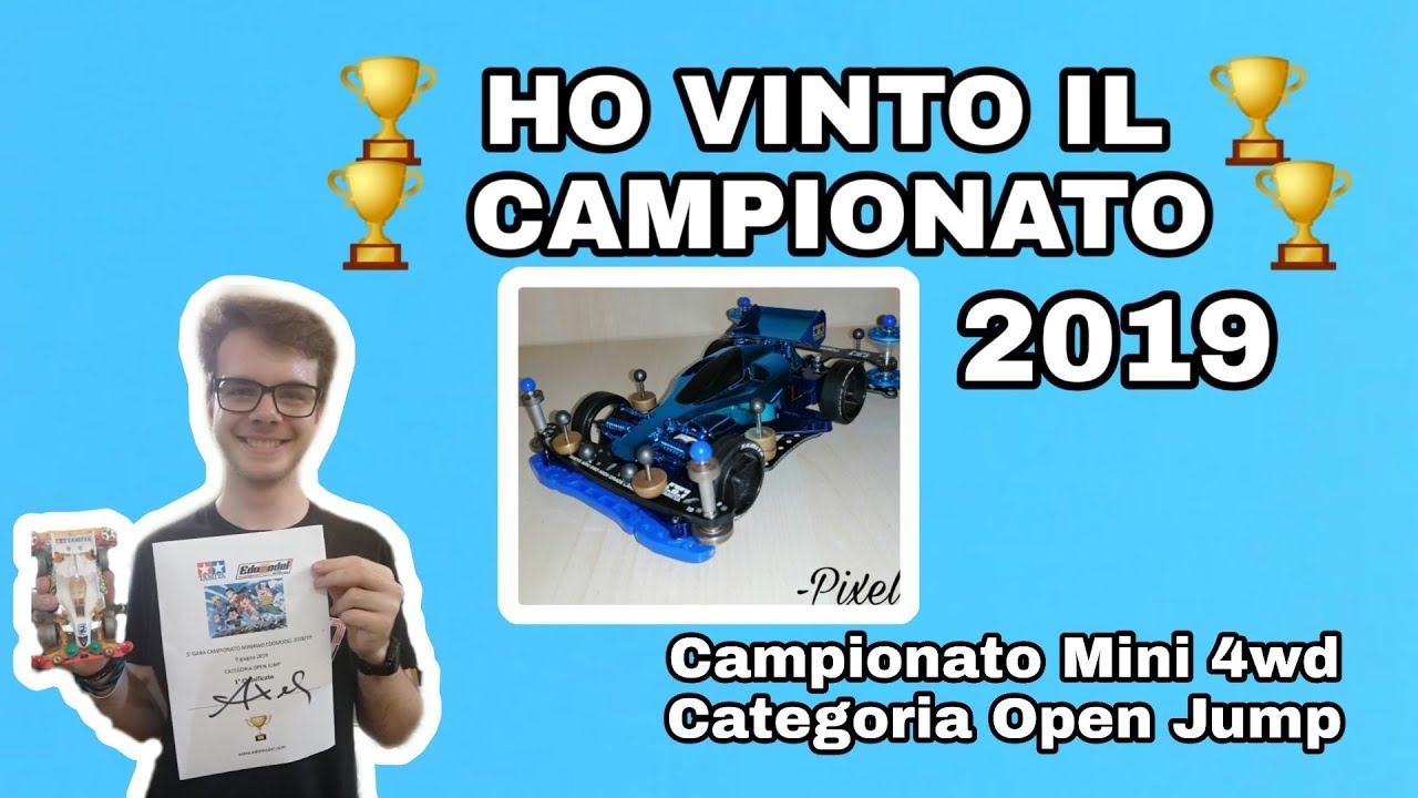 🏆 Ho VINTO il CAMPIONATO 2019 🏆| Tamiya Mini 4wd Open Jump | Edomodel | Pixel