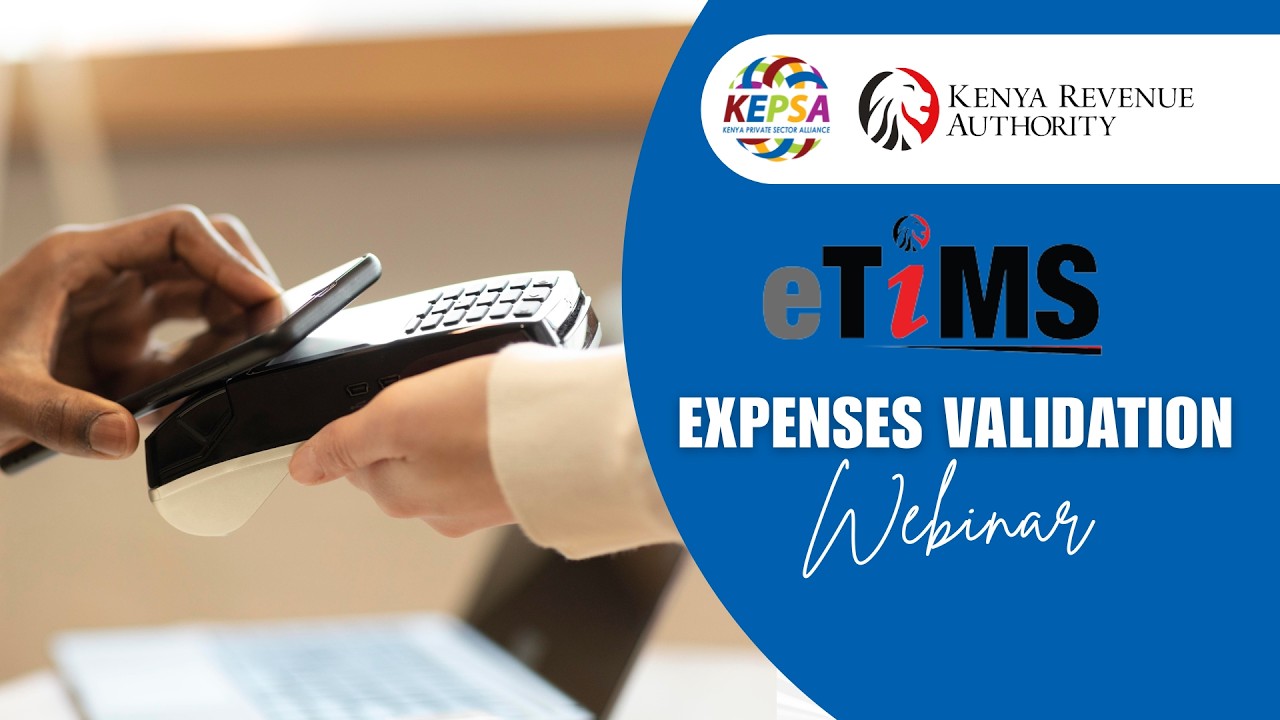 eTIMS Expense Validation Webinar
