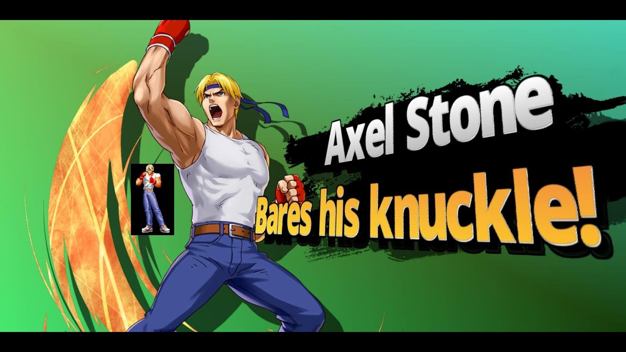 [MUGEN CHAR] Axel Stone from Streets of Rage [アクセル・ストーン] - KOF STYLE by Duracelleur & NAP (SHOWCASE)