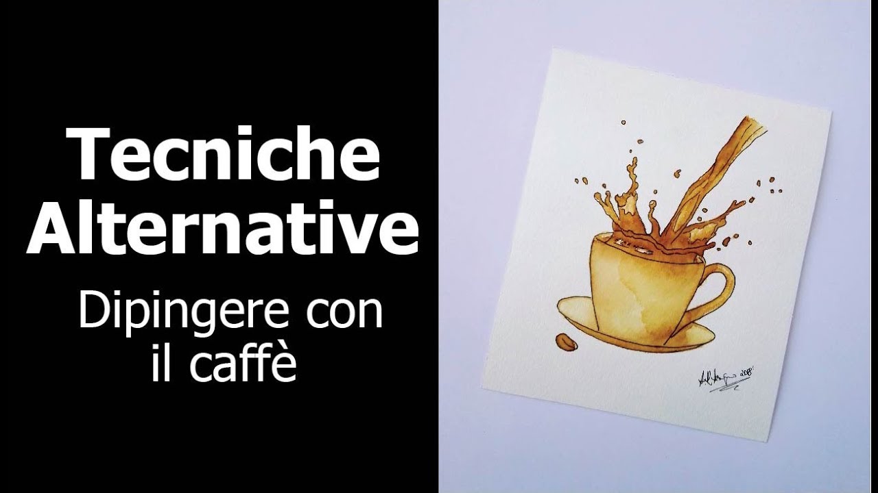TECNICHE ALTERNATIVE - DIPINGERE CON IL CAFFE'