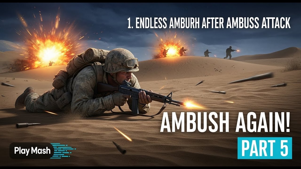 Desert Ambush After Ambush 😨 || COD Vanguard Rats of Tobruk lost part 5 || 1080 FULL HD GAMEPLAY