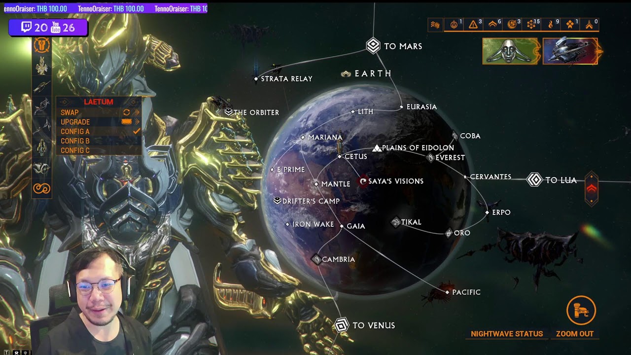Warframe | พี่ลิง สตรีมเมอร์ผู้ครอบครอง Tau แดงมากที่สุด!!! | #TennoCreate